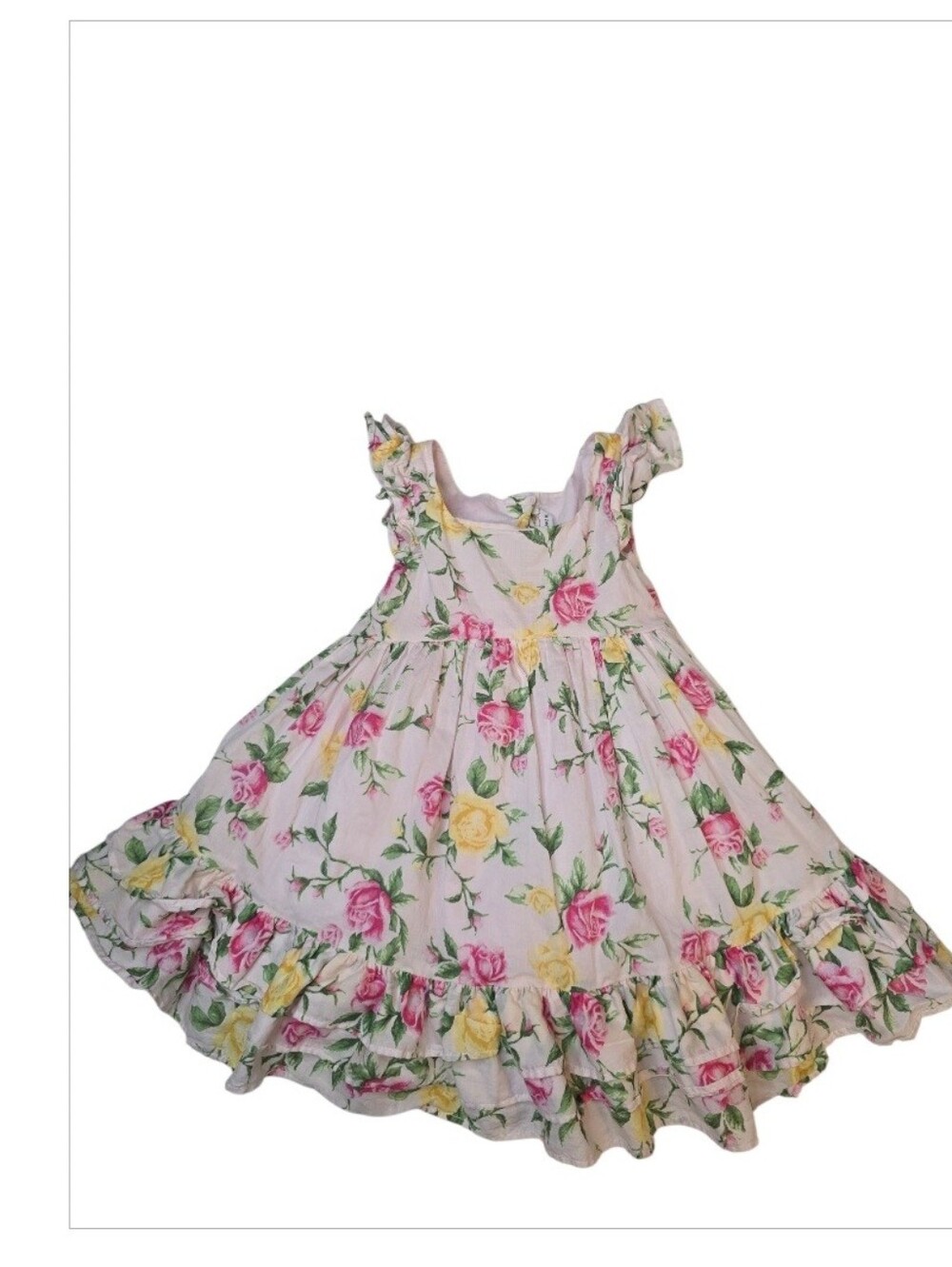 Janie and Jack Garden Rose Floral Sundress
